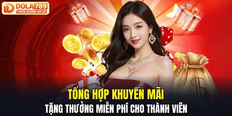 Tổng hợp khuyến mãi, tặng thưởng miễn phí cho thành viên